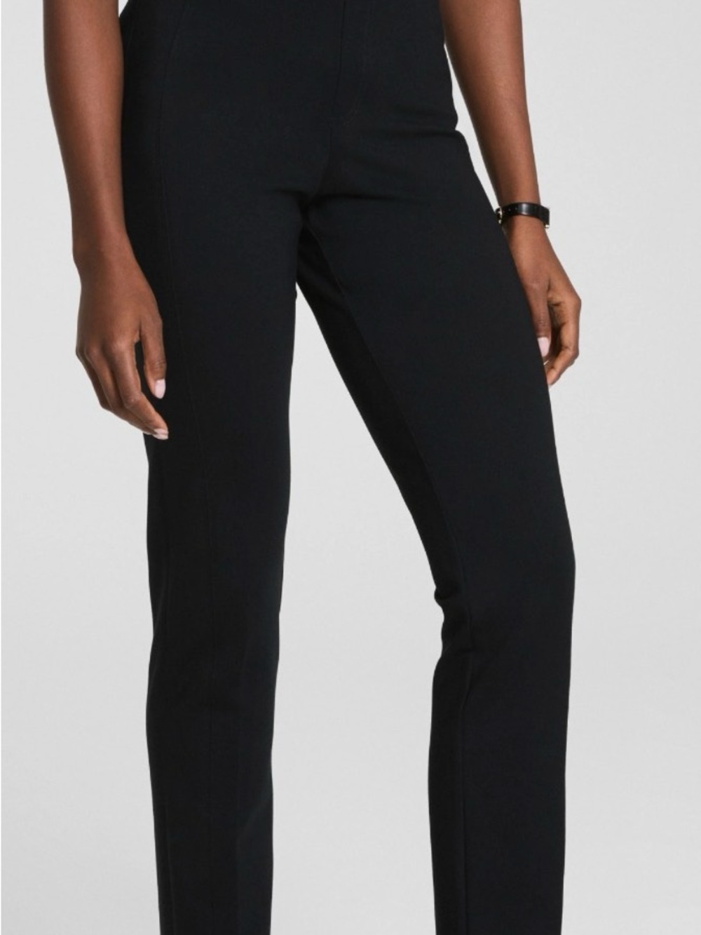 SPANX Jean-ish Ankle Leggings Black High Rise Shaping Pants Style 20018R XL